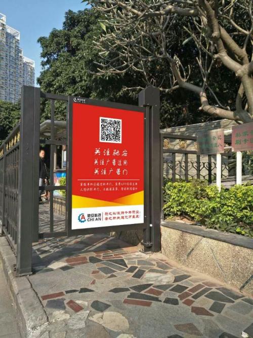 柳林县人行通道喷塑广告单门